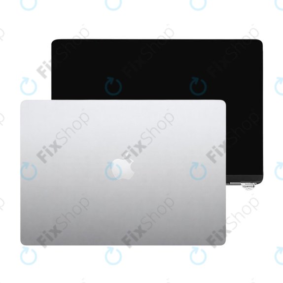 LCD displej pro MacBook Air 13", A3113 (2024), s předním sklem a krytem, Silver, 661-40279, Genuine Apple