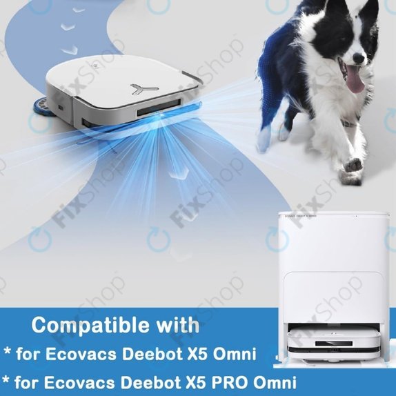 Ecovacs Deebot X5 Omni, X5 Pro Omni - Hlavní kartáč