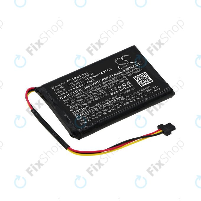 Baterie pro TomTom Go 510, 1100mAh, Li-Ion, 3.7V, AHA11110004, HQ