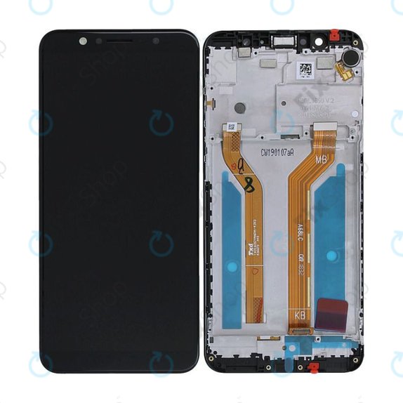 Asus Zenfone Max Pro ZB602KL (X00TD) - LCD Displej + Dotykové Sklo + Rám (Deepsea Black) - 90AX00T1-R20010 Genuine Service Pack