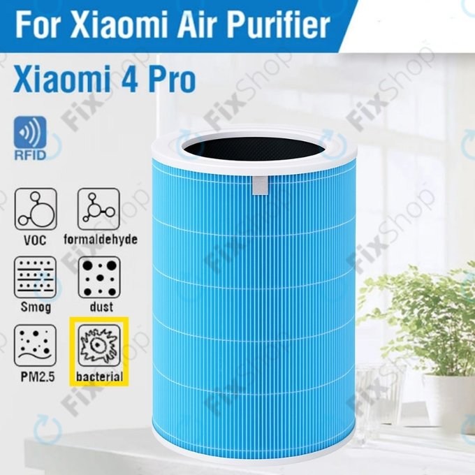 Xiaomi Mi Mijia Air Purifier 4 Pro - HEPA filtr (Antibakteriální) (Modrá)