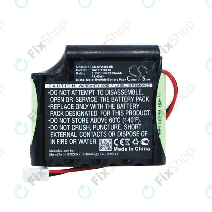 Baterie pro Cefarm Rehab 4, Stimulator Globus Mystim, 2000mAh, Ni-MH, 7.2V, BATT/110466, HQ