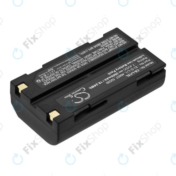 Baterie pro BCI Capnocheck II Capnograph, 2600mAh, Li-Ion, 7.4V, MCR1821J/1-H, HQ