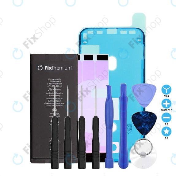 Baterie pro iPhone 11, 3110mAh, Lepka (Adhesive), Nářadí, FixPremium