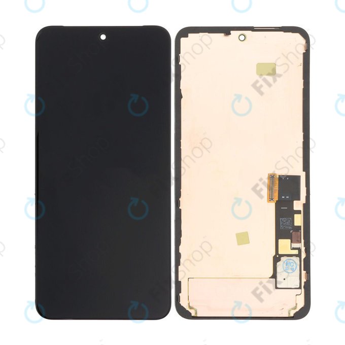 Google Pixel 8 GKWS6, G9BQD - LCD Displej + Dotykové Sklo + Rám (Black) OLED