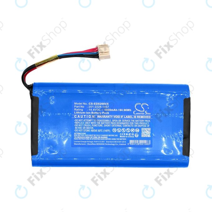Baterie pro Ecovacs Deebot X2 Omni, 5900mAh, Li-Ion, 14.4V, 201-2228-1457, HQ
