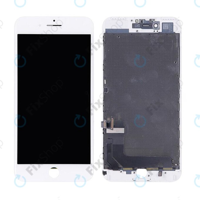 Displej pro iPhone 7 Plus, White, Dotykové sklo s rámem, Refurbished