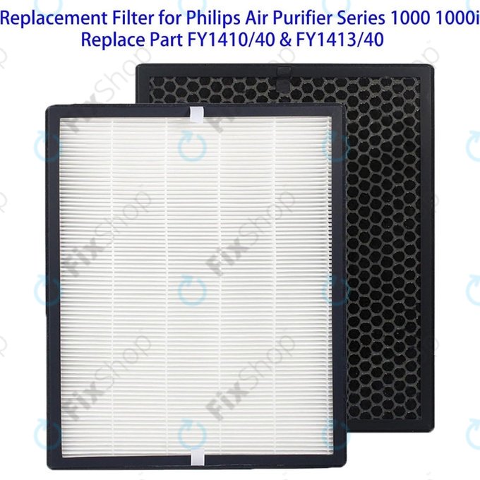 Philips 1000-series, 1000i-series, AC1214, AC1215, AC1217 - Sada filtrů (HEPA + Aktivní uhlí)