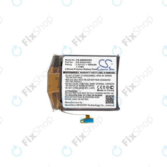 Baterie pro Samsung Galaxy Watch 46mm R800, 450mAh, Li-Pol, 3.85 V, EB-BR800ABU, HQ