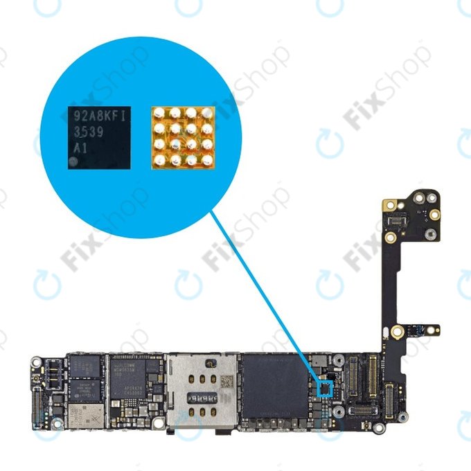 Apple iPhone 6S, 6S Plus, SE - Flashlight Controller IC 3539