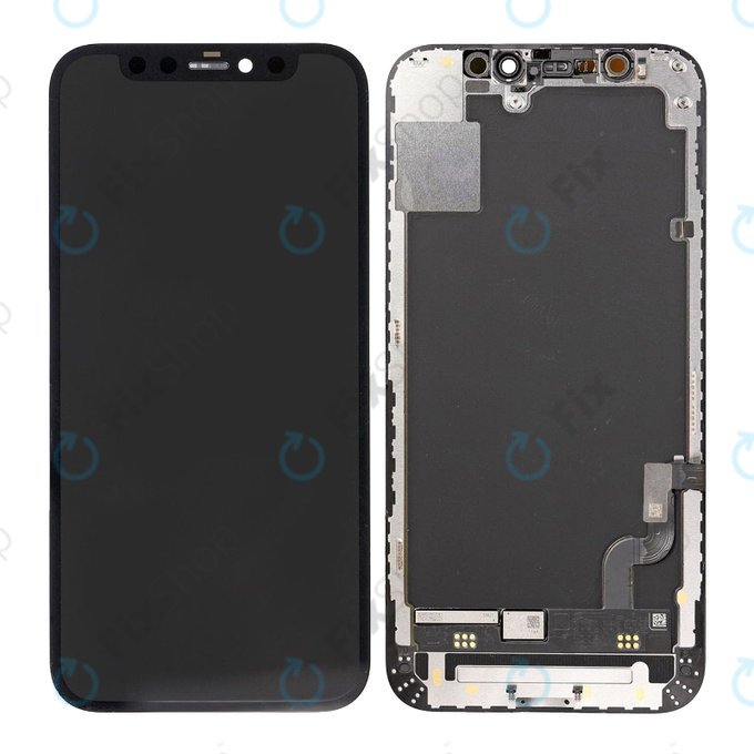 Displej In-Cell FHD pro iPhone 12 Mini, Dotykové sklo s rámem, FixPremium