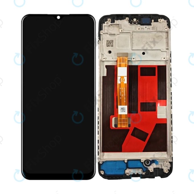Oppo A38 CPH2579 - LCD Displej + Dotykové Sklo + Rám (Glowing Black) TFT