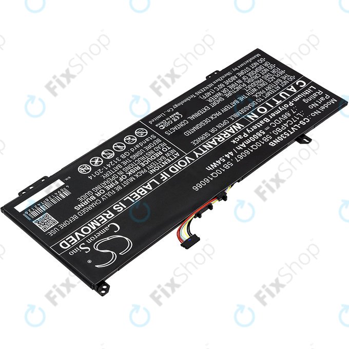 Baterie pro Lenovo Air 14, Flex 6, Ideapad 530, Yoga 530, 5800mAh, Li-Pol, 7.68V, L17C4PB0, HQ