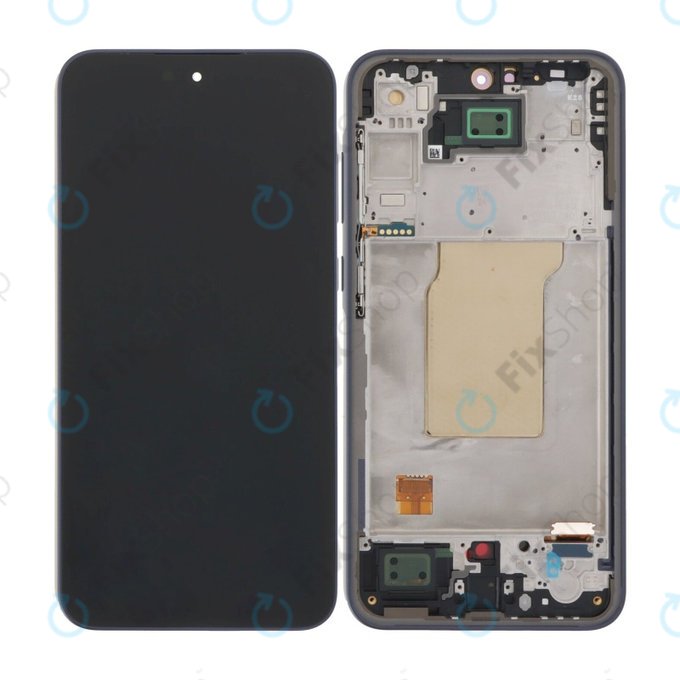 Samsung Galaxy A35 A356B - LCD Displej + Dotykové Sklo + Rám (Awesome Navy) OLED
