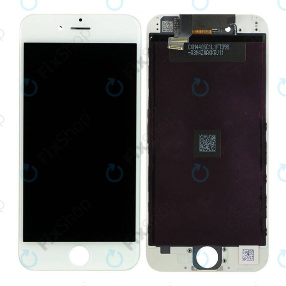 Displej pro iPhone 6, White, Dotykové sklo s rámem, Refurbished