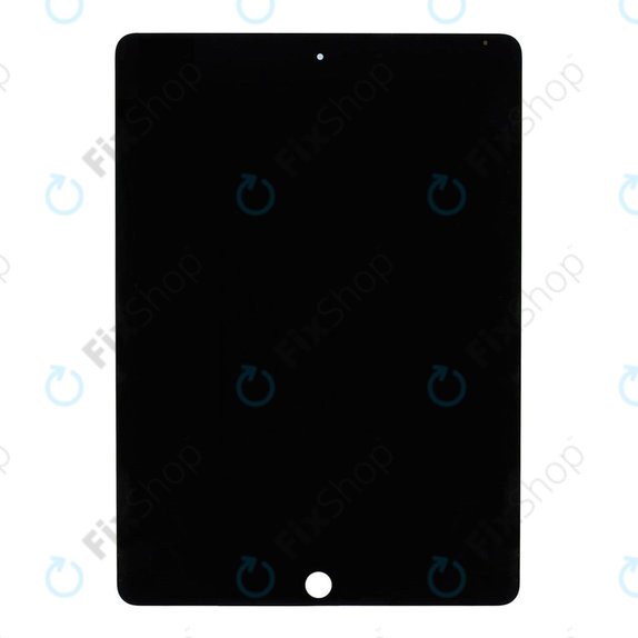 LCD Displej pro iPad Air 2, Black, Dotykové sklo bez rámu, Refurbished