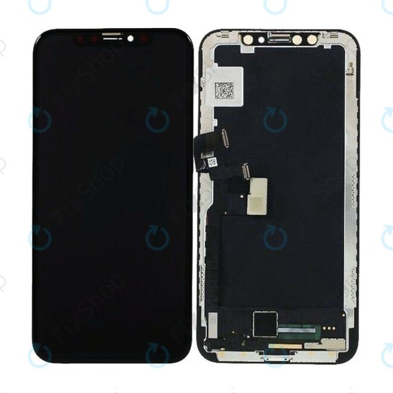 Displej In-Cell pro iPhone XS Max, Dotykové sklo s rámem, FixPremium