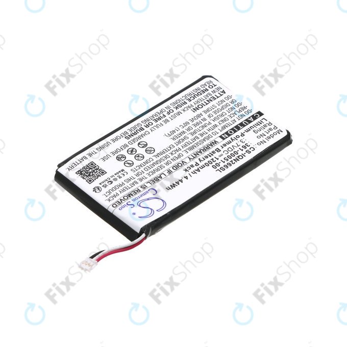 Baterie pro Garmin Nüvi 2660, 1200mAh, Li-Pol, 3.7V, 361-00051-00, HQ