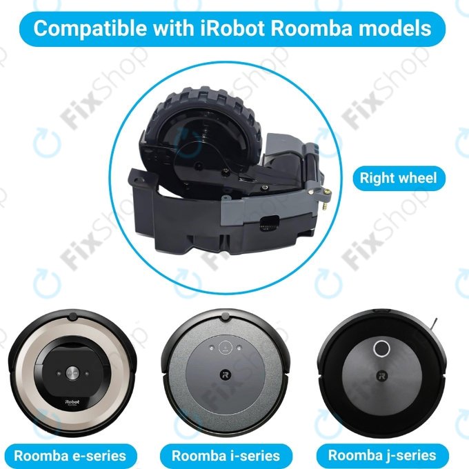 iRobot Roomba e-series, i-series, j-series - Kolo s Motorem (Levé)