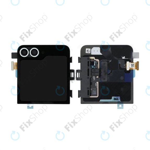 Samsung Galaxy Z Flip 6 F741B - LCD Displej + Dotykové Sklo + Rám (Vnější) (Mint) - GH97-30012D Genuine Service Pack