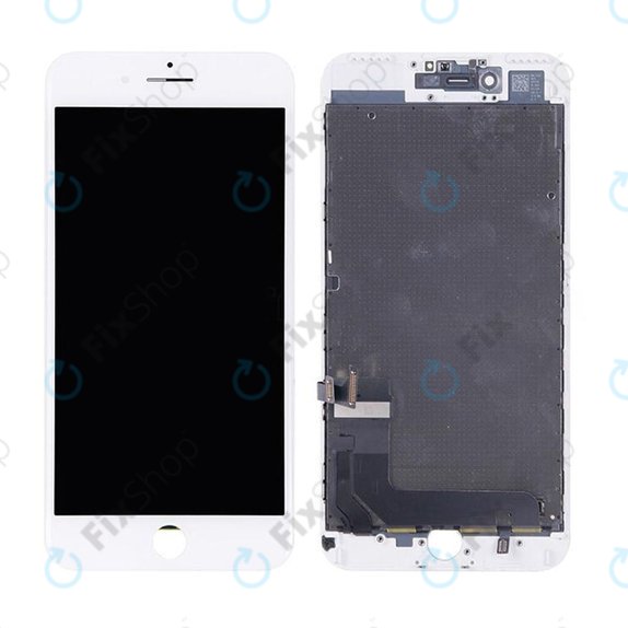Displej pro iPhone 7 Plus, White, Dotykové sklo s rámem