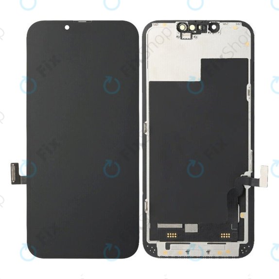 Displej Soft OLED pro iPhone 13, Dotykové sklo s rámem, FixPremium