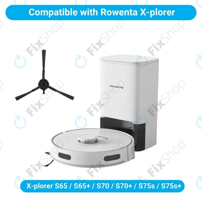 Rowenta X-plorer S65, S65+, S70, S70+, S75s, S75s+ - Boční kartáč