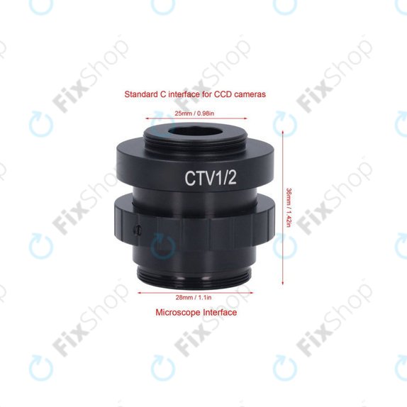 CTV Adaptér 1/2" C-Mount pro mikroskop