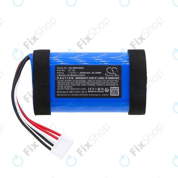 Baterie pro Sony SRS-XB31, 3000mAh, Li-Ion, 7.4V, ST-06, HQ