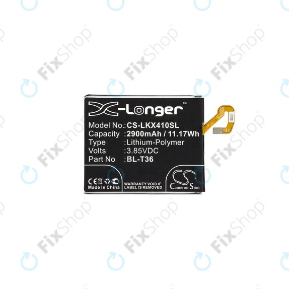 LG K10 (2018), K11, K11 Plus, K11 Prime, K30, Harmony 2 - Baterie BL-T36, EAC63638201 2900mAh HQ