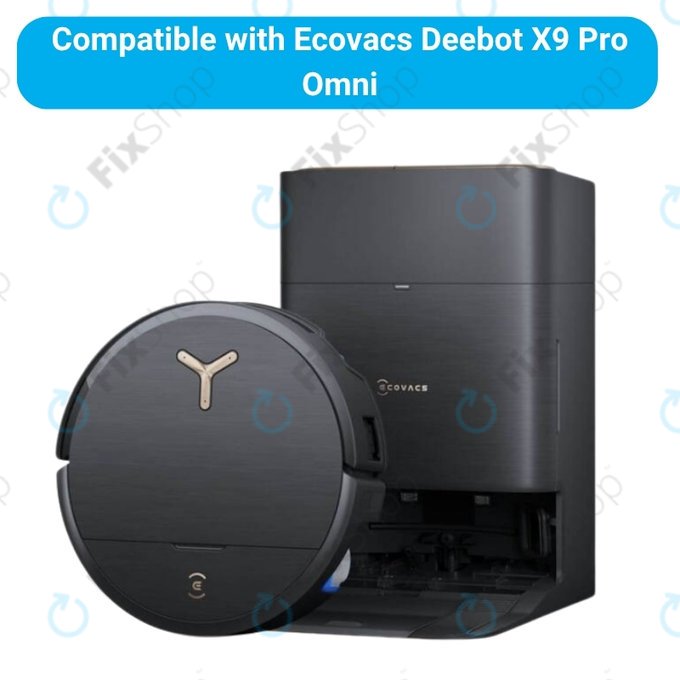 Sada náhradních dílů pro Ecovacs Deebot X9 Pro Omni (2x Hlavní kartáč, 4x Filtr, 4x Boční kartáč, 4x Mopovací útěrka, 4x Sáček na prach)