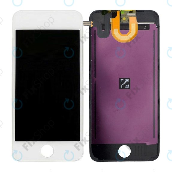 LCD Displej pro iPod Touch (5th Gen, 6th Gen, 7th Gen), White, Dotykové sklo s rámem