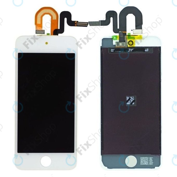 LCD Displej pro iPod Touch (5th Gen, 6th Gen, 7th Gen), White, Dotykové sklo s rámem