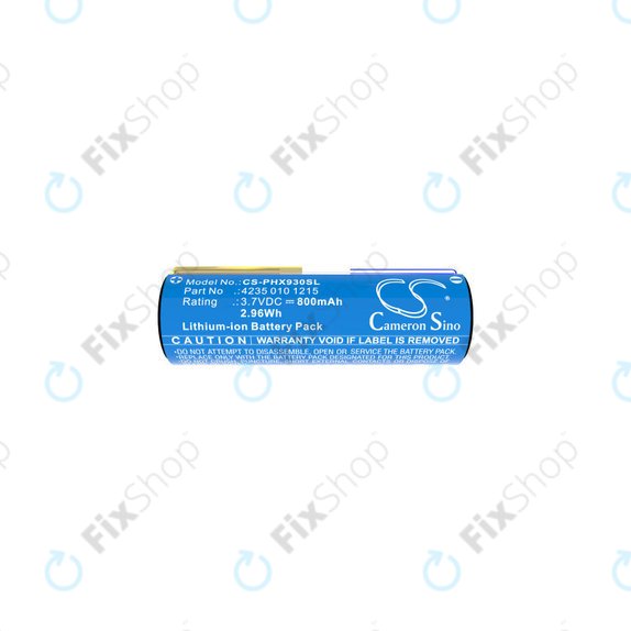 Baterie pro Oral-B Genius X, Smart 6000, Philips Diamondclean, Easyclean, 800mAh, Li-Ion, 3.7V, 4235 010 13068, HQ