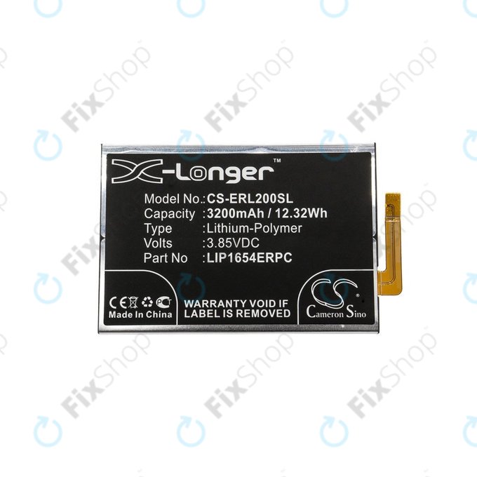 Baterie pro Sony Xperia L2, Sony H3311, 3200mAh, Li-Pol, 3.85 V, LIP1654ERPC, HQ