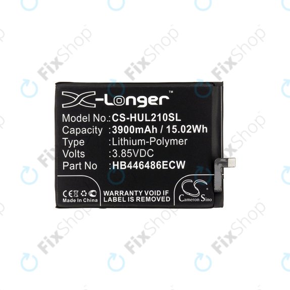 Baterie pro Huawei P Smart Pro 2019, 3900mAh, Li-Pol, 3.85V, HB446486ECW, HQ