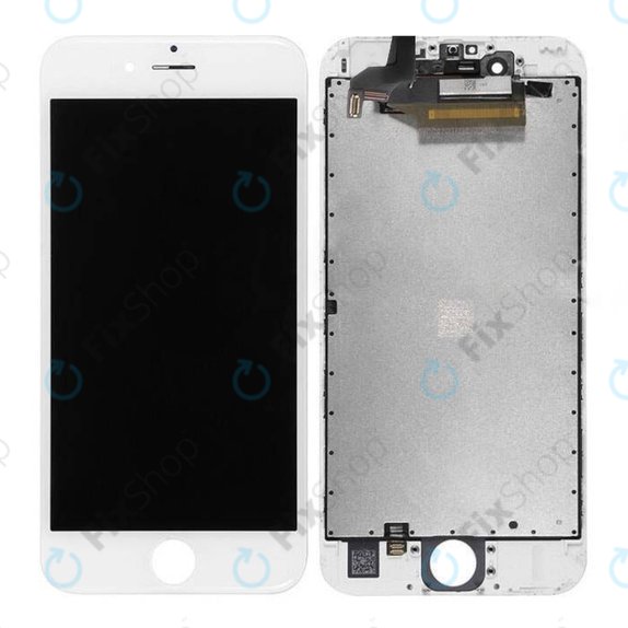 Displej pro iPhone 6S, White, Dotykové sklo s rámem