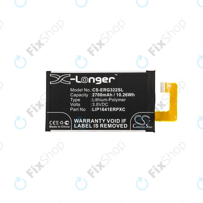 Baterie pro Sony Xperia XA1 Ultra G3221, 2700mAh, Li-Pol, 3.8 V, LIP1641ERPXC, HQ