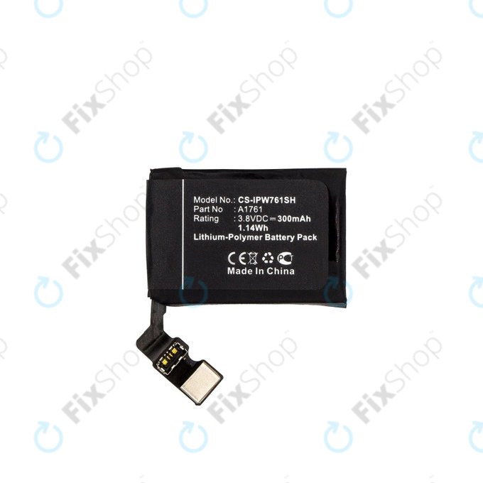Baterie pro Apple Watch 2 42 mm, 300mAh, Li-Pol, 3.8 V, A1761, HQ
