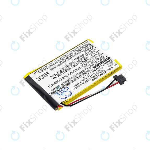 Baterie pro Navigon 70, 1200mAh, Li-Pol, 3.7V, Topaz, HQ