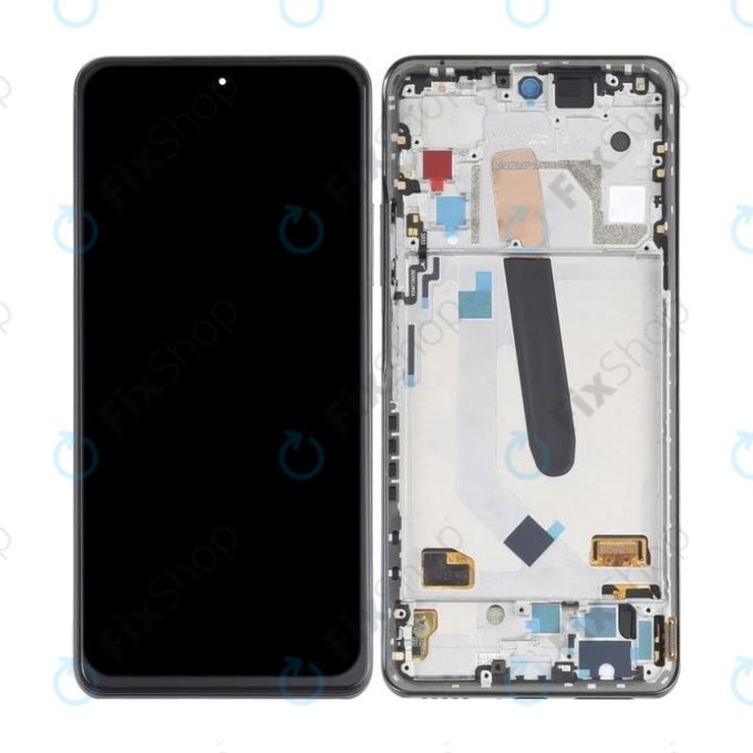 Xiaomi Mi 11i - LCD Displej + Dotykové Sklo + Rám (Cosmic Black) OLED