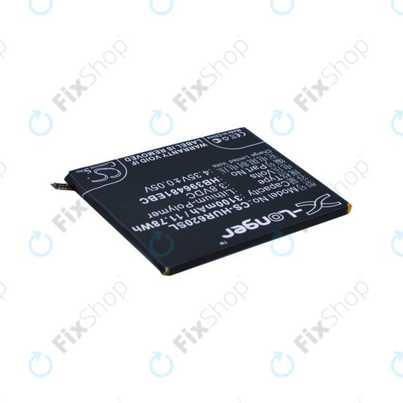 Baterie pro Huawei Ascend Y6 2, Honor 5a, Huawei G7 Plus, 3100mAh, Li-Pol, 3.8V, HB396481EBC, HQ