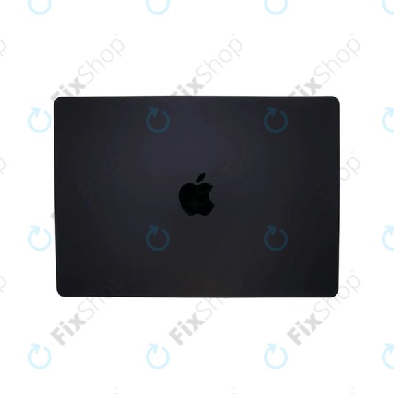 LCD displej pro MacBook Pro 14", A3112, A3185 (2024), s předním sklem a krytem, Space Black, 661-41794, Genuine Apple