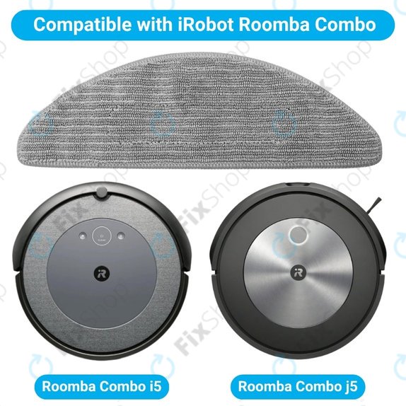 Mopovací útěrka, 2 ks pro iRobot Roomba Combo i5, j5
