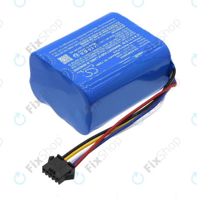 Baterie pro Ecovacs Winbot X, WA30, WA50, 2600mAh, Li-Ion, 22.2V, S07-Li-222-3000, HQ