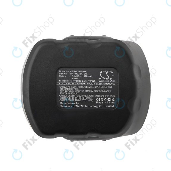 Bosch 12V - Baterie BAT043, BAT045 1500mAh