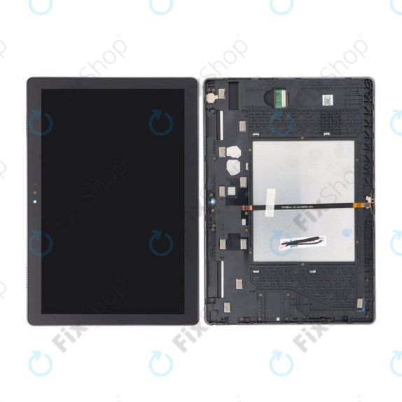 Lenovo Tab M10 TB-X605F, TB-X605N, TB-X605M - LCD Displej + Dotykové Sklo + Rám (Black) TFT