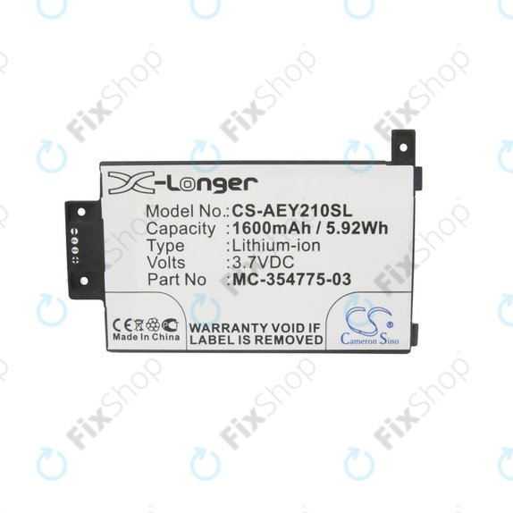 Amazon Kindle Paperwhite 2 2014, Touch 2014 - Baterie MC-354775-03 1600mAh HQ