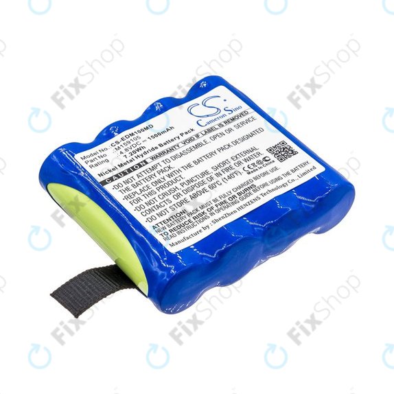 Baterie pro Edan Cs-01, Edan H100, Edan H100b, Edan H100n, 1500mAh, Ni-MH, 4.8V, 4XNR49AA1500P, HQ