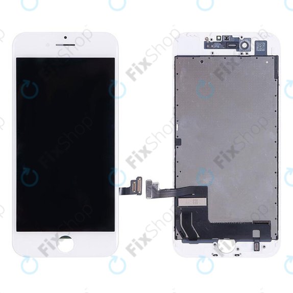 Displej pro iPhone 7, White, Dotykové sklo s rámem